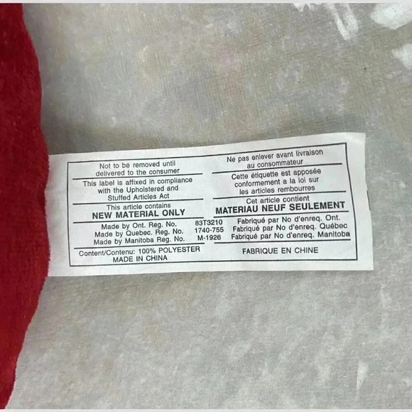 Vintage Plush Bear White With Green Jacket Red Pants Satin - Picture 7 of 8